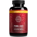 Primal Harvest Primal Pečeň Supplement with, Alpha-Lipoic Acid, L-Cysteine HCL, L-Glutathione, Milk Thistle, and Spirulina, for Men and Women, 120 Kapsule