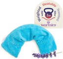 teplé Hot-Pak, Microwavaable krku Zabaľte - Kúrenie a chladenie Plush Pad pre upokojujúce relaxáciu - Vážený a vyhrievaný krk teplejšie s voňajúcimi levanduľa - Mikrovlnná tepelná Pad pre bolesti a bolesti - Blue