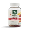 365 podľa trhu s celými potravinami, organický vitamín D3 Gummy, 160 Počet