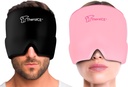 TheraICE Migréna Relief Cap, upokojujúce bolesti hlavy Zmrzlina Maska Produkty, Chladenie gélový klobúk, tvár studený kompresná hlava zalomenie pre napätie, stres a opice