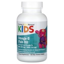 California Gold Nutrition Kids Omega-3 Fish Oil, Natural Strawberry, 60 Fish Želatína Softgels