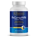 Rx Vitamíny CurcuWIN - Kurkumín pre psy a mačky - Vitamíny a doplnky, Alergická úľava - Poskytuje imunitnú podporu a pomôcky Podpora trávenia - Spoločný doplnok - 90ct