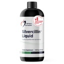 Designs for Health - Silvercilín Liquid, 15 ppm Non-Toxic Form of Silver - Non-GMO GI + Immune Suplement (95 Servings / 16oz)