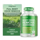 Body Deodorizing Supplement, Natural Internal Odor Control Pills od Muži a ženy, Chlorofyl Kapsule od Koža, Dýchanie a Gut Health (60 Kapsule)