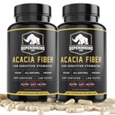 Fast Acting, Organické Akácia Senegal Fiber Kapsule 600pk. Prírodné Rozpustné Fiber Supplement Pill. Vegan Prebiotické Kapsule.