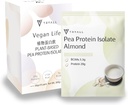 TRYALL Plant Based Pea Protein prášok Izolát (20g proteínu) Cestovné vrecká (mandľové mlieko, 10 balení)
