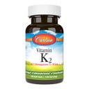 Carlson - vitamín K2 MK-7 (menachinón), 90 μg, kostná podpora, biodostupnosť vápnika, K2 vitamín, vitamín K-2, 120 softgelov