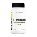 NutraBio R-Lipoic Acid Supplement, 200 mg