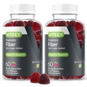 VITEEY Prebiotické Fiber Gummies pre dospelých, 4g - Gut Zdravie a trávenie Rozpustné Fiber Supplement Gummies - Zero Sugar Pridané, Vegan, Gluten-Free - 120 Počet