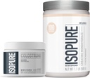 Supplement prášok Isopure Bovine Colostrum, jemne spracovaný, 90 porcií + prášok bez príchute kreatín monohydrátu, 5g Monohydrát kreatínu na odmerku, 100 porcií, 500g