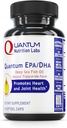 Quantum Nutrition Labs EPA DHA Fish Oil Softgels - Omega 3 Fish Oil, Omega 3 Supplement, EPA DHA, Omega 3 Mastné kyseliny Doplnky pre ženy a mužov, prírodné - 90 Softgel kapsuly