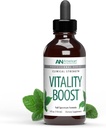 American Nutriceuticals - Vitality Boost Fulvic Acid w/Trace Minerálne kvapky - Multimineral Supplement -Rich in Amino Acids 