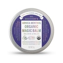 Dr. Bronner's - Organic Magic Balm (Arnica-Menthol, 2 Ounce) - Vyrobené s organickým včelím voskom a organickým konopným olejom, relieves a relaxuje Svaly a achy kĺby, hydratuje a upokojuje suchú pokožku