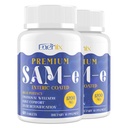 1200 mg SAM e Supplement for Brain, Mood, Joint, and Liver, High Absorbtion SAM-e (S-Adenozyl-L-Metionine) with CoQ10, 5-HTP, Enteric Coated 120 Tablets, Vegan