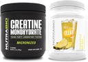 NutraBio Creatin Monohydrát, Neochutený, (150 g) a Clear Wheey Protein Isolát, (Pineapple Splash) Dodatok Bundle 