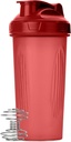 Mr. Pen- Shaker Fľaše pre proteínové zmesi, 28 oz, 1 balenie, červená, Protein Shaker fľaša s Whisk guľa, Blender fľaša