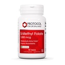 PROTOKOL PRE ŽIVOTNÉ BILANCIE 5-metylfolát 1000mcg - Superior metyl folát Biodostupnosť - na podporu mozgu - folátový doplnok pre ženy a mužov - Kosher & Vegan - 90 kariet