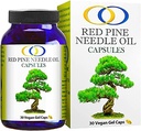Optimálne organické červené Pine Needle Oil Caps - Zdravie Supplement for Extreme Immune System Support - Vital Cell & DNA Support - #1 Vegan Body Cleanse for Foreign Invadors - Pinus densiflora - BioActive
