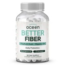 Organics Ocean Better Fiber - Denné Fiber Supplement - Soften Stool pre bez námahy Bowel pohyby - s Psyllium Hulk a Slippery Elm - 90 Kapsule