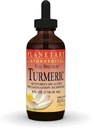 Planetárne bylinné kurkumy Full Spectrum Liquid by Planetary Ayurvedics, Podpora pre antioxidant a zdravé zápalové reakcie, 4 Ounces