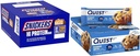 SNICKERS Hi Protein Arašidové karamelové tyčinky 24.12oz Box 12 Count & Quest Blueberry Muffin Protein Bars 12 Count