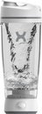 Promixx Originálna fľaša Shaker - Batéria-poháňaná pre hladké proteíny Shakes - BPA Free, 20oz Cup (biela)