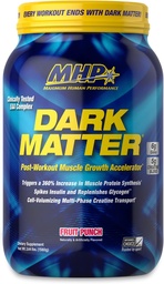 MHP Dark Matter Post Workout, Recovery Accelerator, w/Multifáza Creatin, Waxy Kukuričný karbohydrát, 6 g EAA, Fruit Punch, 20 Servings, 55 Oz