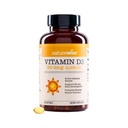 NatureWise vitamín D3 2000iu (50 μg) 1-ročný zdroj pre imunitnú podporu, zdravú funkciu svalov a zdravie kostí - non-GMO, bezlepok v organickom extra panenskom olivovom oleji, (Mini Softgel), 360 počet