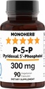 MONOHERB pyridoxálny 5-fosfát 300 mg - 90 Vegetariánskych kapsúl - P5P Aktivovaný vitamín B6 - vysoko biologicky dostupný
