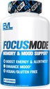 Elution Mental Energy and Focus Supplement for Adults - Nootropics Brain Support Supplement with Caffeine L Theanine Alpha GPC and Huperzine A Nutrition Focus Pills for Trvalý výkon vrcholu