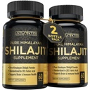 Atlantis Nutrition Himalayan Shilajit Kapsule Formulované s 20% Fulvic Acid 1000MG Per Serving 10:1 Extract 