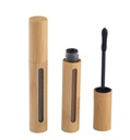 2 ks 6ML/0.2OZ Refillable Eco-friendly Bambusová maskara Tuba s kefkou Kozmetický make-up Vial rast oleja Dispenser kontajner DIY Beauty Tools