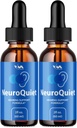 (2 balenia) NeuroQuiet kvapky - Neuro Quiet Advanced Formula podpora sluchu, kognitívne zdravie, a celkový wellness, 2 mesiace dodávky