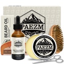 5 Piece Brada grooming Súprava pre mužov, vrátane všetkých prírodných medvedí olej, Brada Balm s sladká pomarančová vôňa, Comb, nožnice, skladovanie taška, Brada starostlivosť nastaviť vianočný narodeninový otcov deň darček pre neho