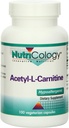 Nutricology Acetyl-L-karnitín 500mg Doplnok - Metabolizmus a podpora energie, ALC, Free Form Amino Acid, Vegetarian Kapsule - 100 Počet