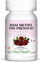 Maxi One Per Day Prenatal Formula s Metylated Folát a nežné železo, 60 Počet