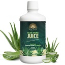 Organic Aloe Vera Juice, ručne vyrábané zo 100% Certified Organic, California Grown, Farm Fresh Aloe Od roku 1972 Vnútorné použitie ako doplnok výživy alebo Topicky 32floz