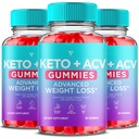 (3 balenia) Keto ACV Gumies Advanced Weight Loss, ACV Keto Gummies for Weight Loss Ženy Muži Keto + 1000MG Apple Cider Ocogar Advanced Fat Burn Dietary Support Gummy Supplement Formula (180 Gummies)