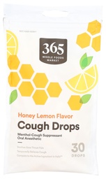 365 by Whole Foods Market, Honey Lemon Cough Drops, 30 Počet