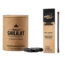 Prírodné Shilajit Kapsule (1-2 mesiace dodávky) - 60 Počet & Shilajit Honey Sticks - Prírodné Shilajit Resin zmiešané s Raw Honey (7 palice)