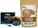 ORGANICKÝ ZING Shatavari Powder- 454g & Shilajit Resin- 20g
