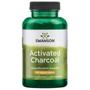 Swanson Activated Charcoal - Natural Supplement Supporting Healthy Absorbtion - Helps w/Bloating & Maintenance Bowel Regularity - (120 Kapsule, 520mg per Serving)