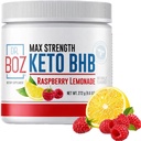 Dr. Boz - Keto BHB Powder - Malinová limonáda, 20 Slúži - Ketones Drink - Zvýšiť energiu a znížiť chuť - Max Strength Dietary Supplement - Quality Tested - Made in the USA - 9.6oz (272g)