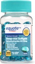 Equate Maximum Strength Sleep-Aid Softgels, 50 mg, 100 Počet