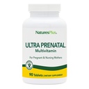 PrírodaPlus Ultra prenatálny multivitamín - 800 mcg folát, 90 vegetariánskych tabliet - prenatálne doplnky so železom, jódom, vápnikom a B-komplexnými vitamínmi - bez lepidla - 45 porcií