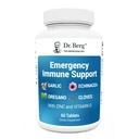 Dr. Berg Emergency Immune Support w/Echinacea - Silná zmes rastlinných extraktov (Upozornenie: Silné bylinné pachy) - Imunitná podpora Doplnková obsahuje 2000 IU vitamínu D & 10 mg zinku - 60 tabliet