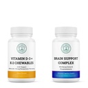 Vitalita: vitamín D3+K2 a komplex podpory mozgu