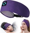 Spánkové slúchadlá Bluetooth Headband - Nastaviteľné bezdrôtové športové spacie slúchadlá s vylepšenou batériou, Tech Dary pre mužov Dámske bočné spacie kancelárie Nap, Cestovanie, Joga, cvičenie, Meditácia