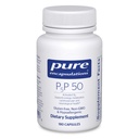 Pure Encapsulations P5P 50 - Aktívny vitamín B6 - podporuje energetický metabolizmus a zdravie mozgu* - bezlepok a bez GMO - 180 kapsúl