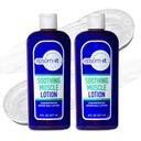 EPSOM-IT upokojujúce svalové mlieko - Epsom soľ horčík sulfát krém Arnica pre svalovú stuhnutosť, Topické horčík Lotion, poskytuje Comfort pre nohy, kolená a nohy, 8.0 oz., 2-Pack